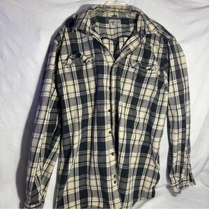 Carhartt Flannel Plaid Long Sleeve Shirt Mens Original Fit‎ Button Up  Size 3XL